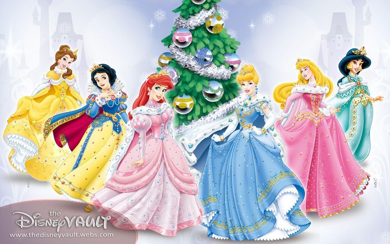 Xmas Stuff For > Disney Princess Christmas Wallpaper