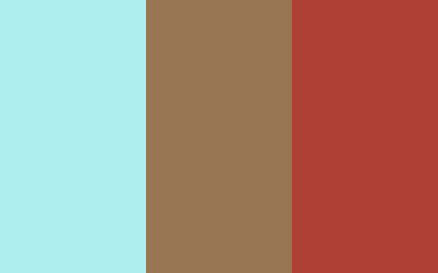 Pale Blue, Pale Brown and Pale Carmine Three Color