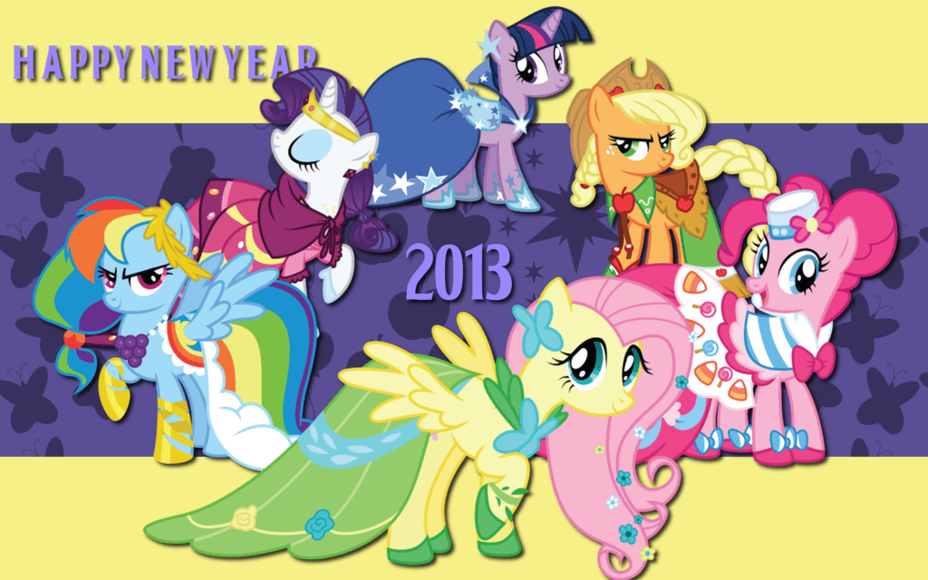 new year Little Pony Friendship is Magic Wallpaper 33659708