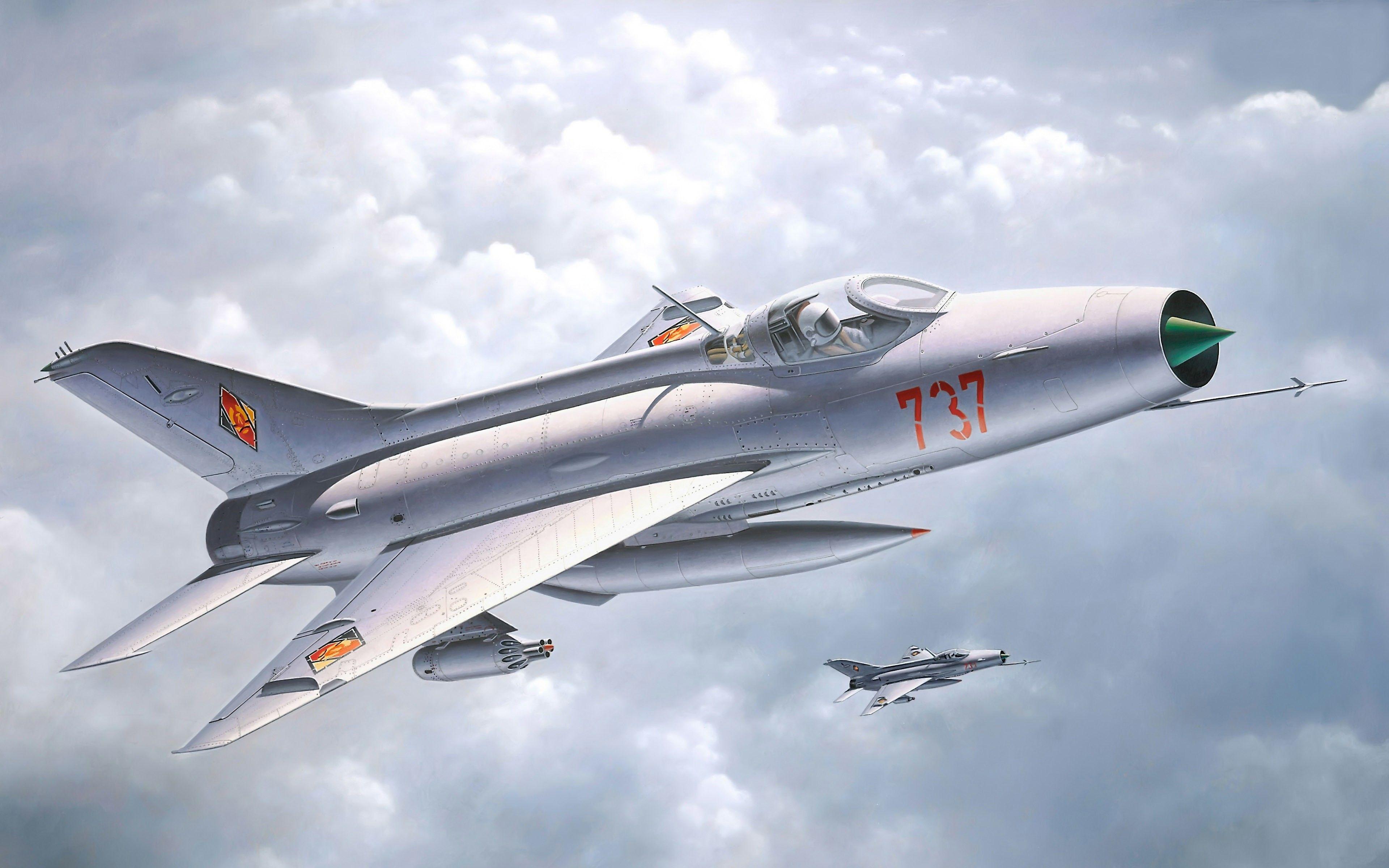 Mikoyan Gurevich MiG 21 Wallpaper. Mikoyan Gurevich MiG 21