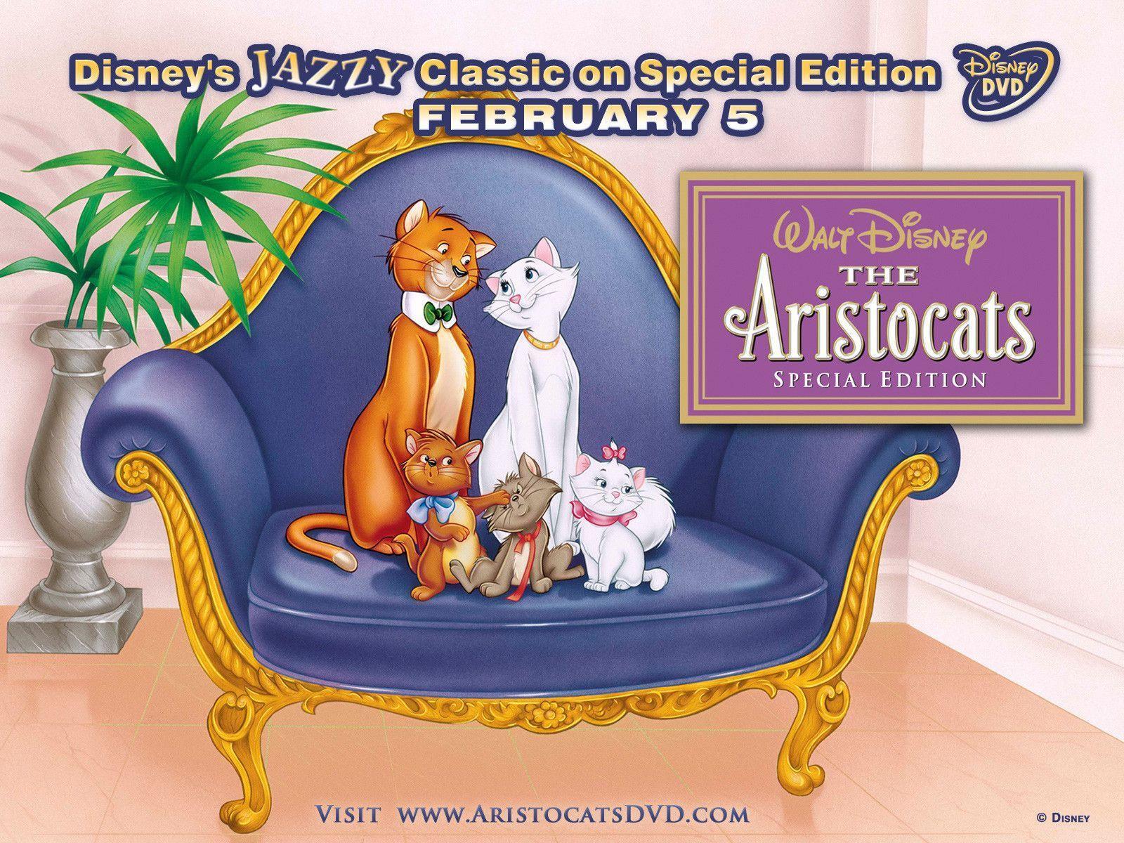 Download wallpaper Aristocats, The AristoCats, film, movies free