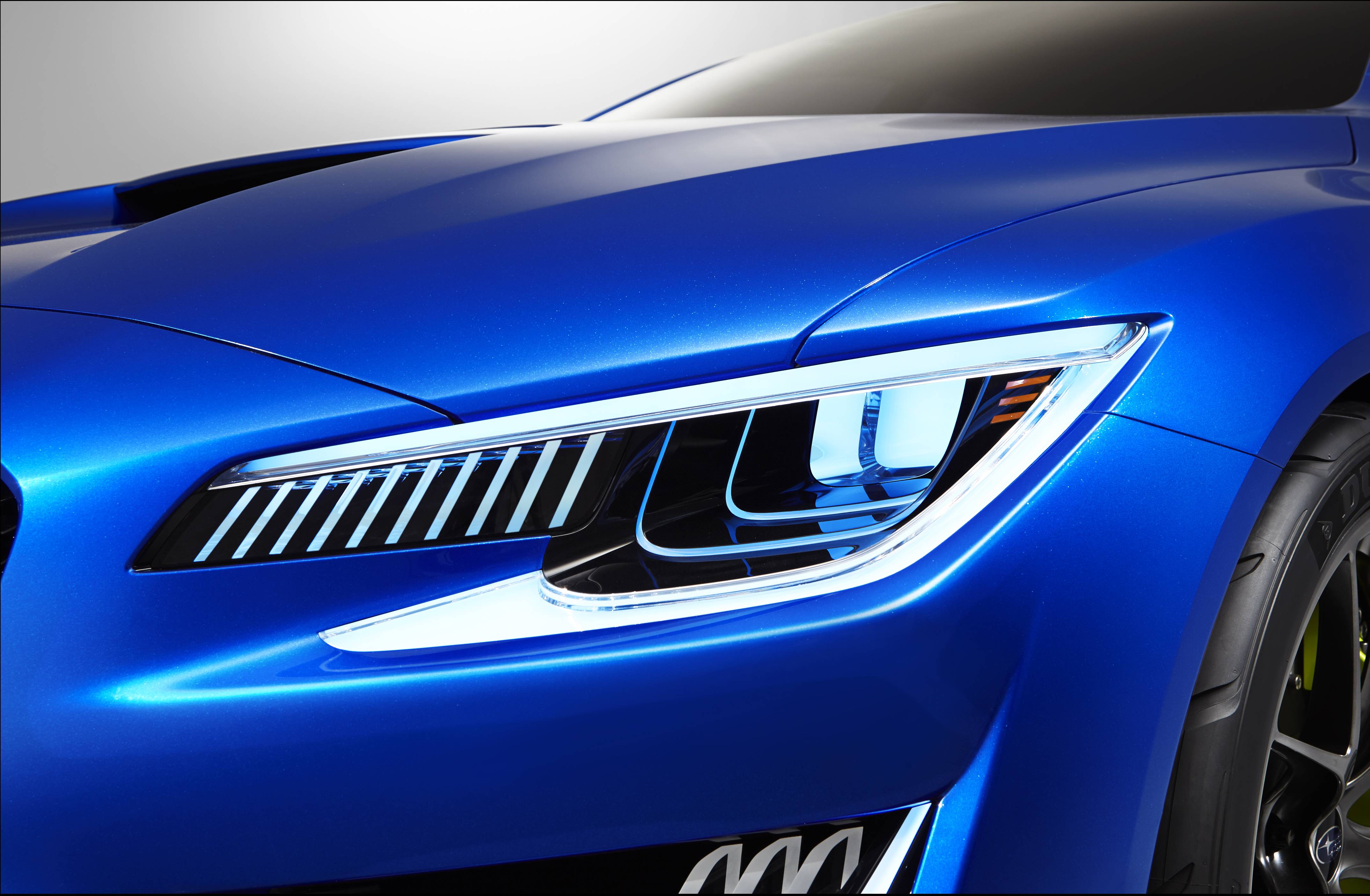 Subaru WRX Concept Headlight Exclusive HD Wallpaper