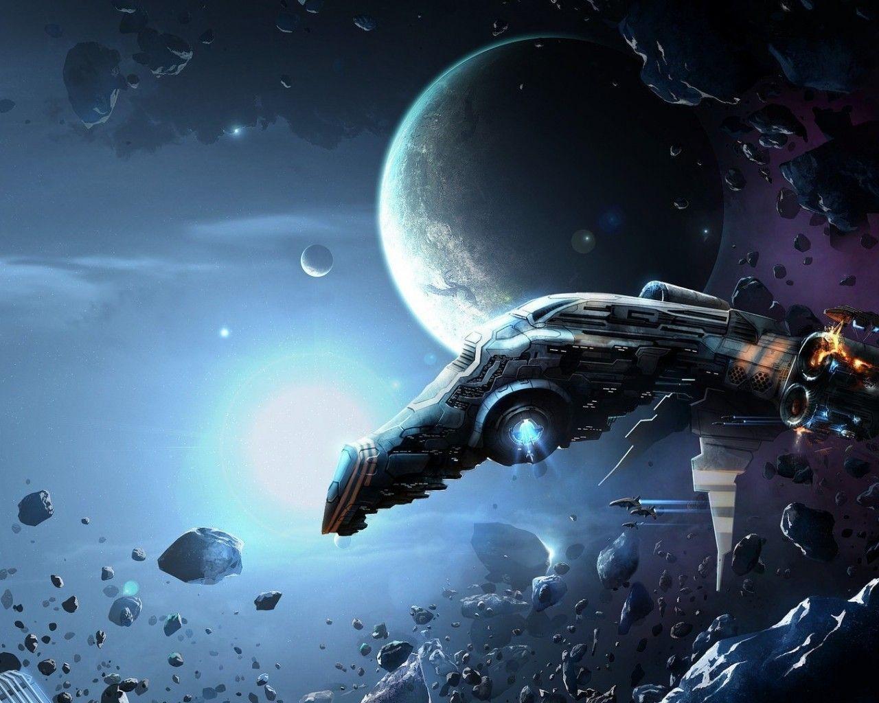 Fantasy Spaceship Wallpaper 1920x1080PX Wallpaper HD