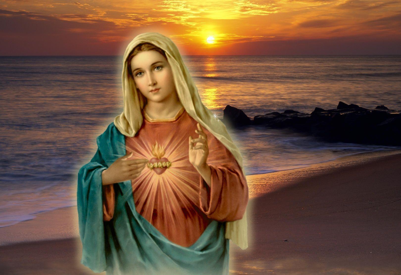 image For > Mother Mary Wallpaper