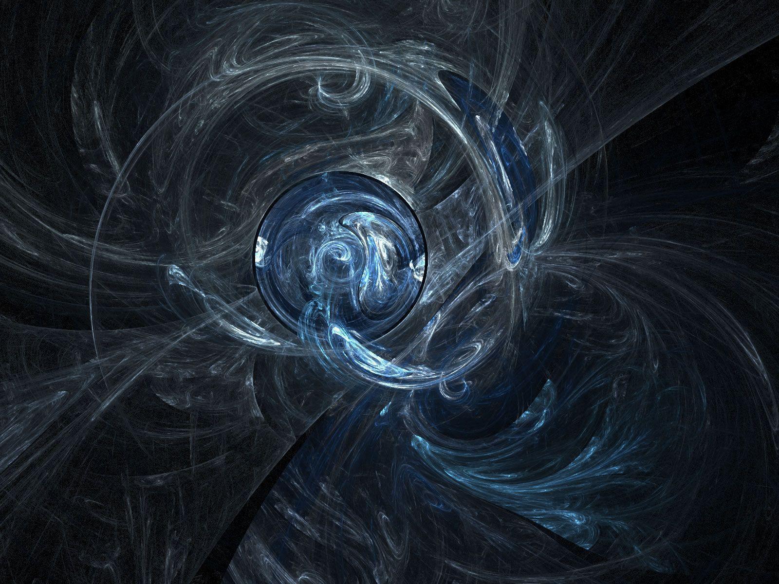 Blue Fractal Wallpaper. Daily inspiration art photo, picture