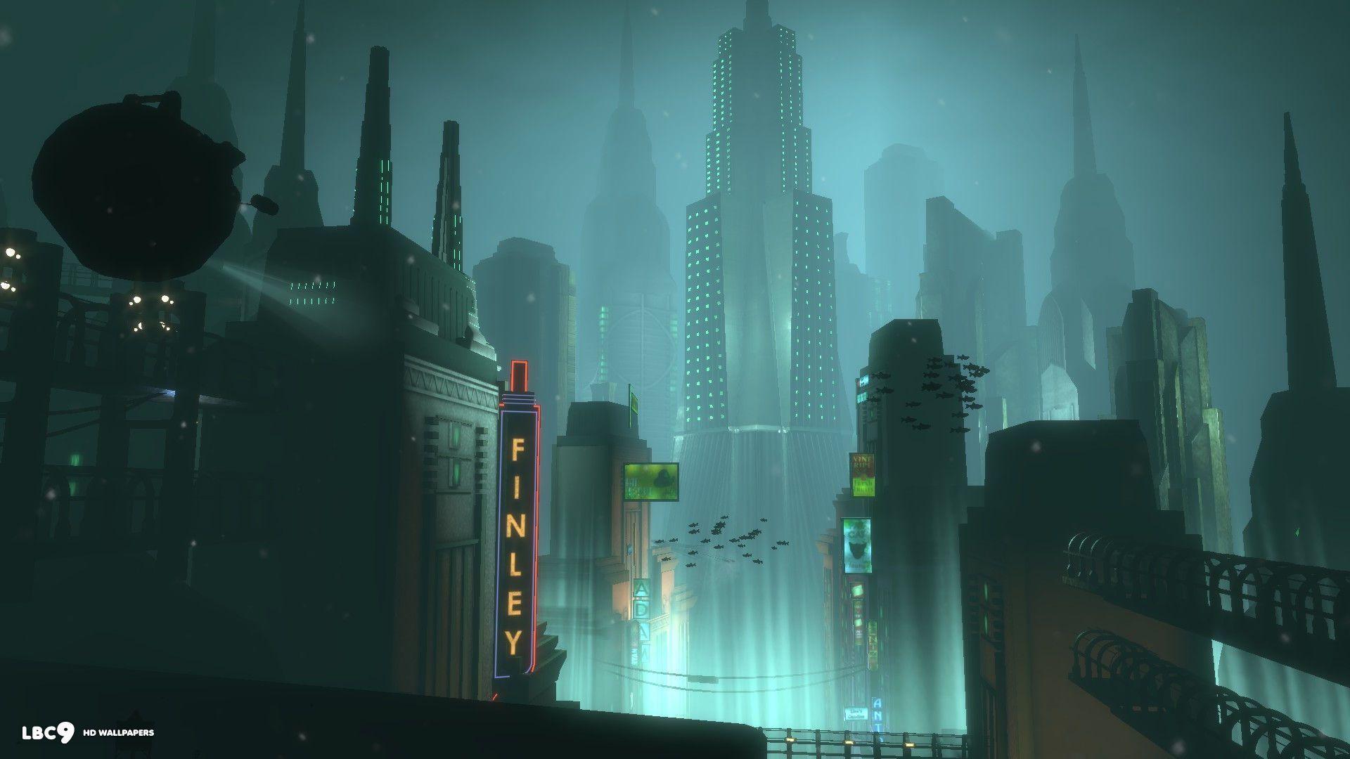 Bioshock Wallpaper 3 3. First Person Shooter Games HD Background