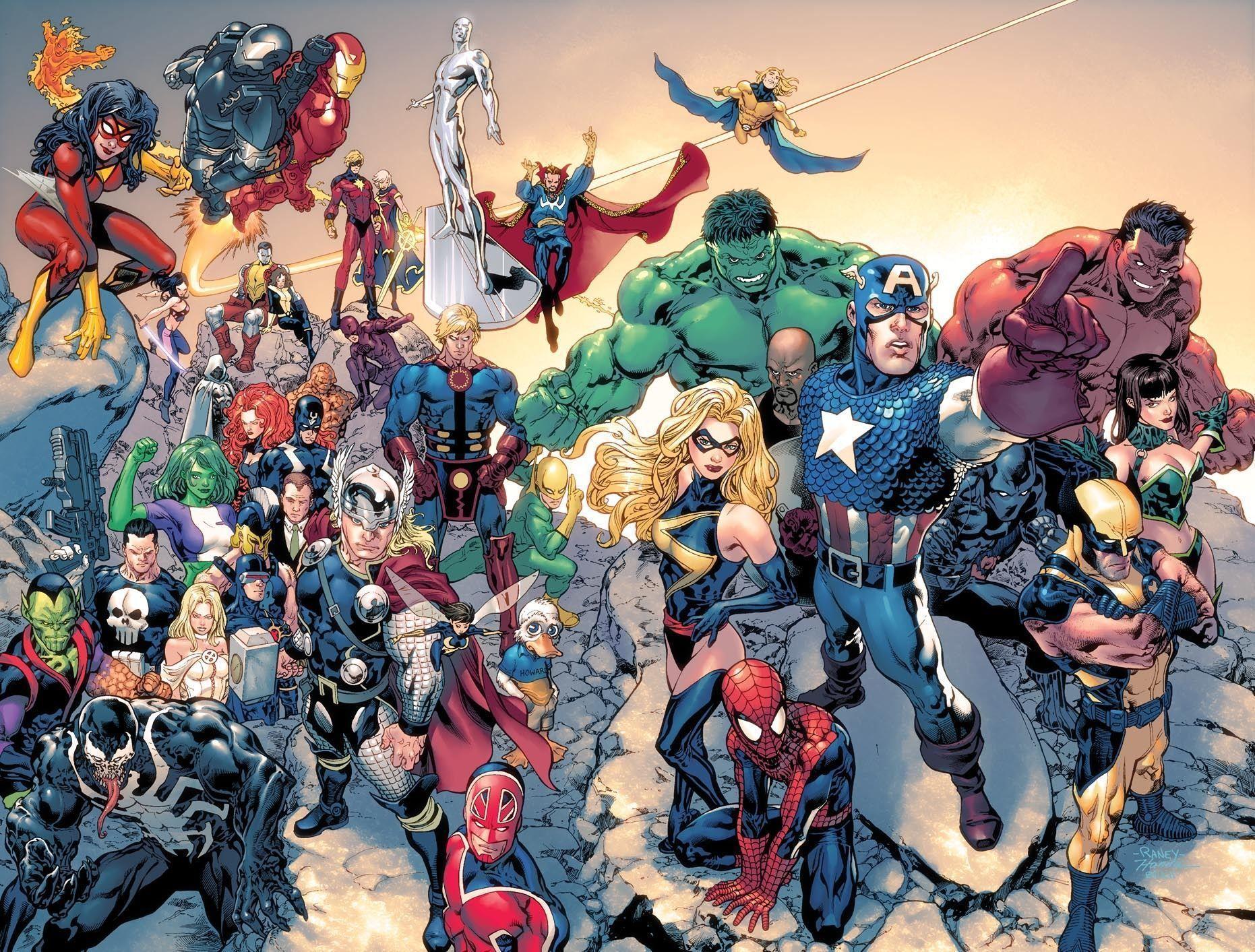 Marvel Universe Wallpaper 1920X1080 25679 HD Wallpaper in Movies