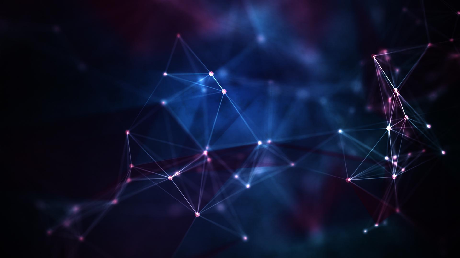 Abstract Connecting Web Wallpaper