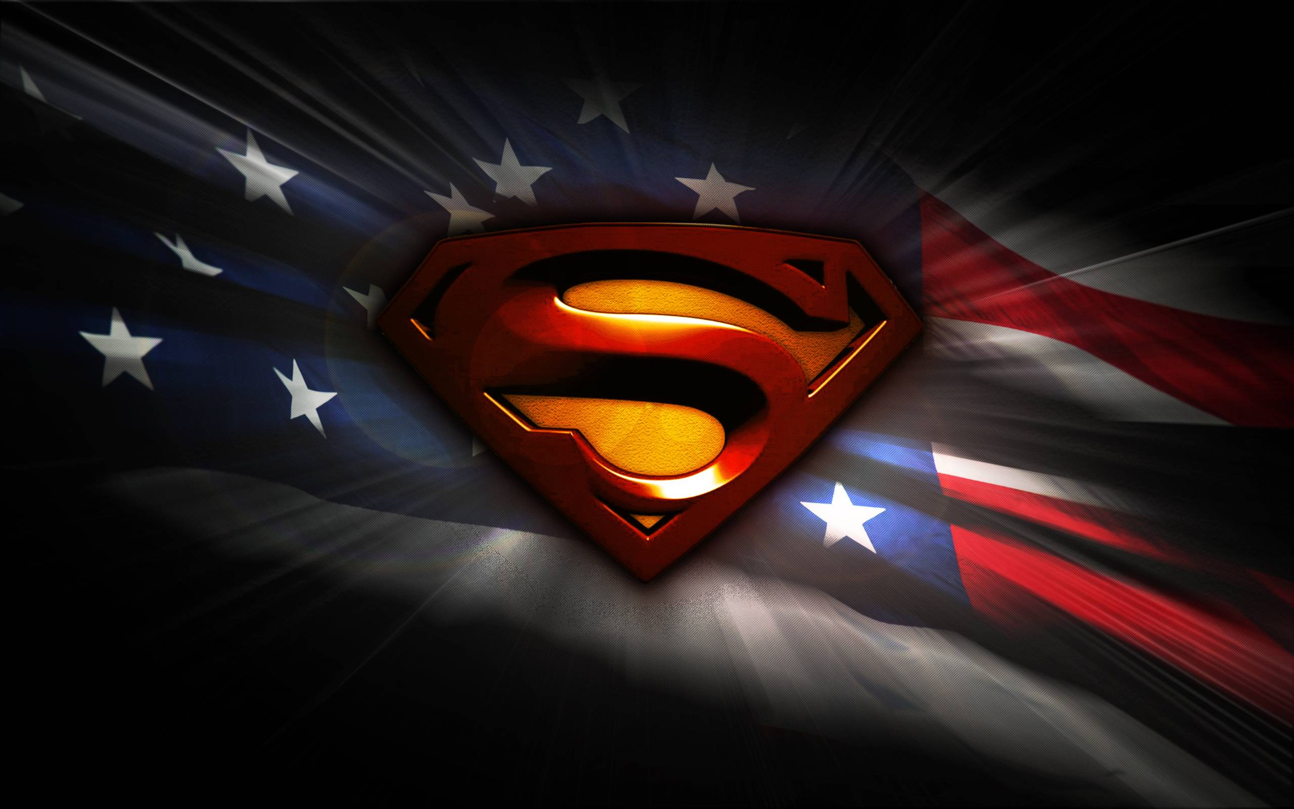 Cool Superman Logo Wallpaper
