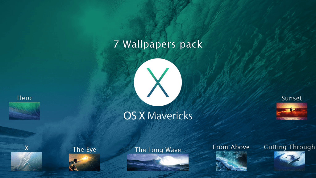 Mac Os X Mavericks Wallpaper Pack