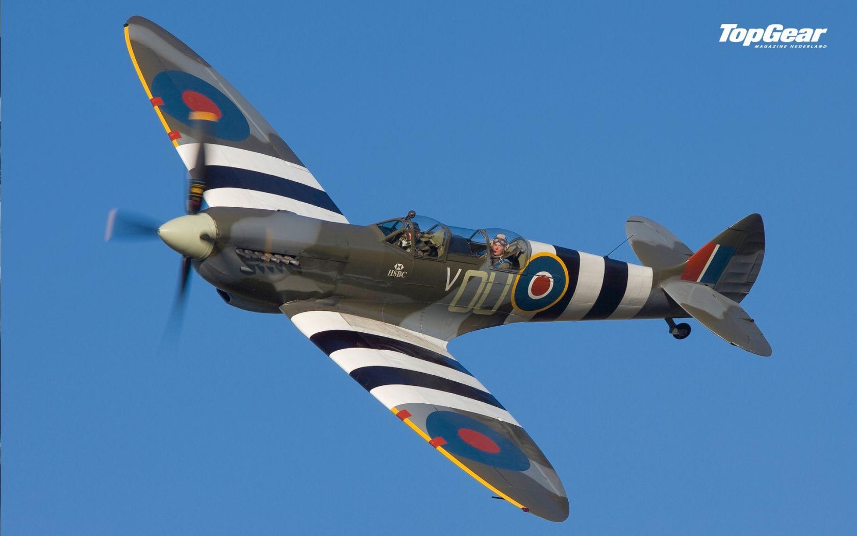 James May in Spitfire