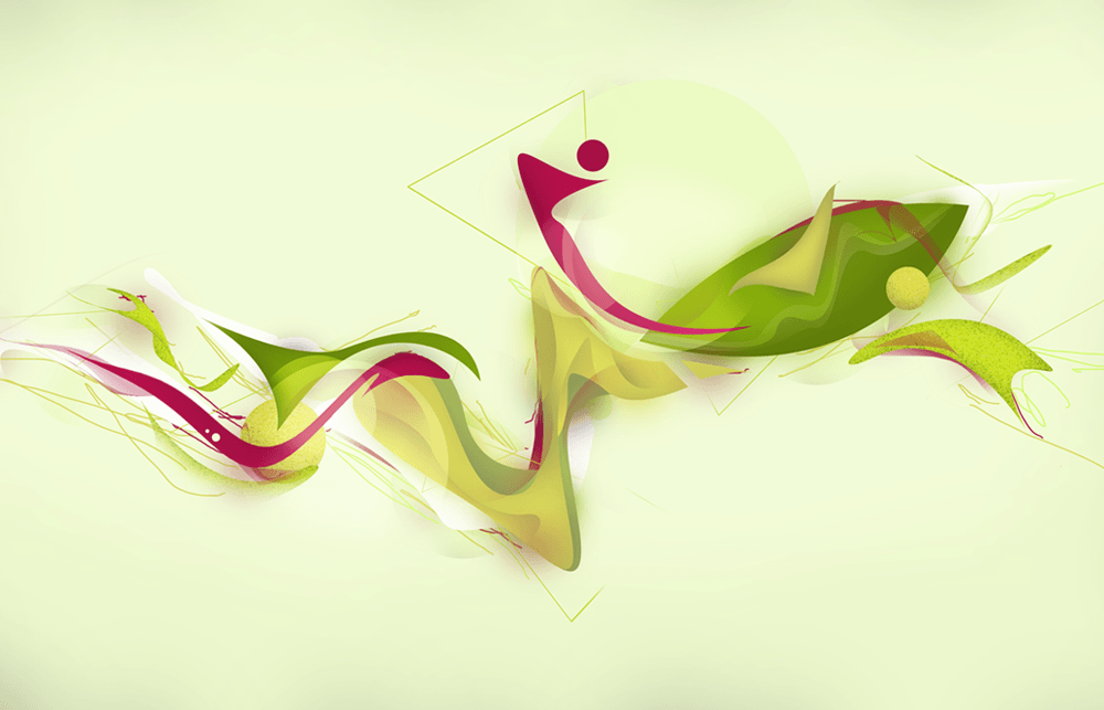 Green Tea Wallpaper by Abstrcat. Abstract Graphic Wallpaper