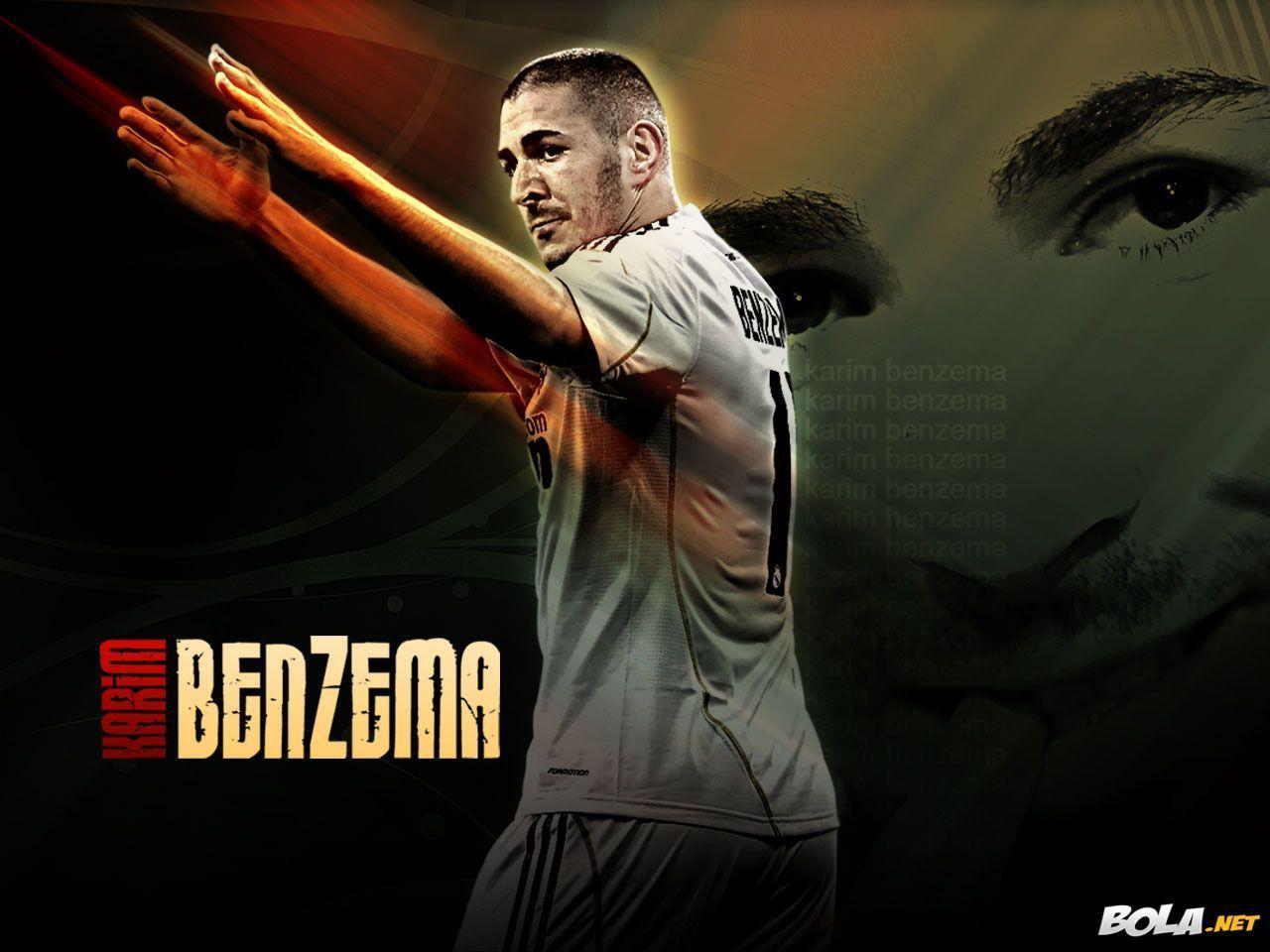 Nice wallpaper of Karim Benzema Real Madrid player