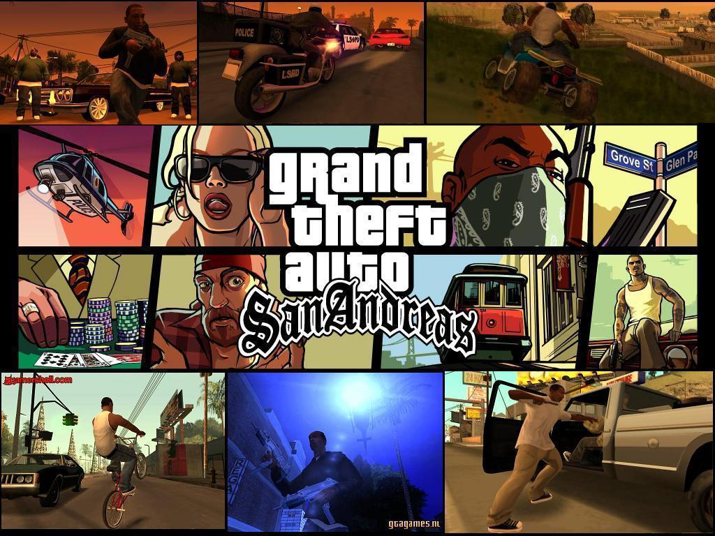 GTA: San Andreas Theft Auto Wallpaper