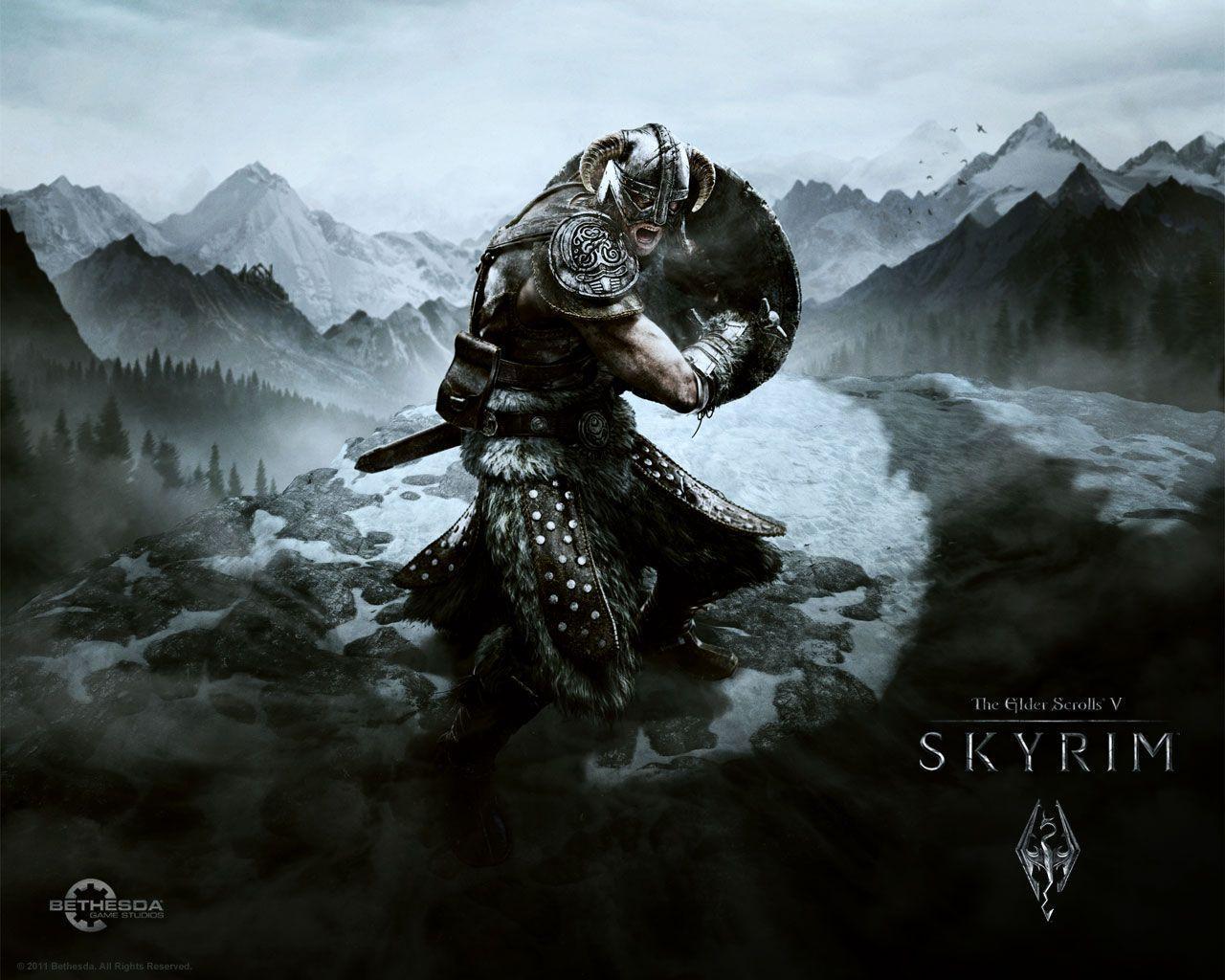 Wallpaper. The Elder Scrolls V: Skyrim