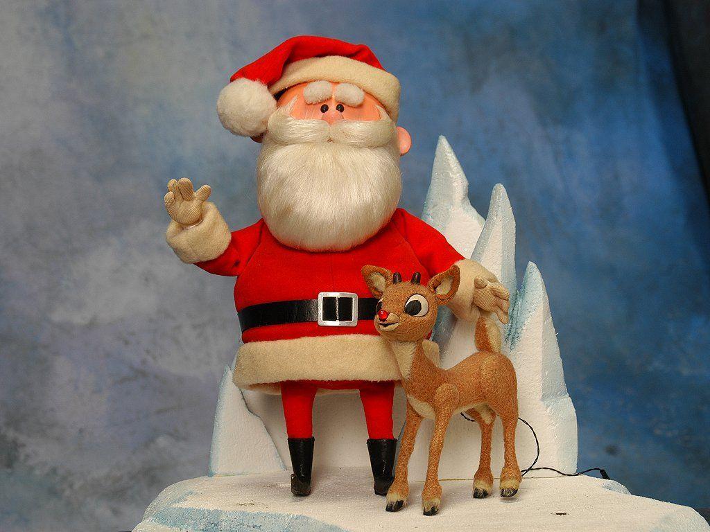 Santa and Rudolph Wallpaper!