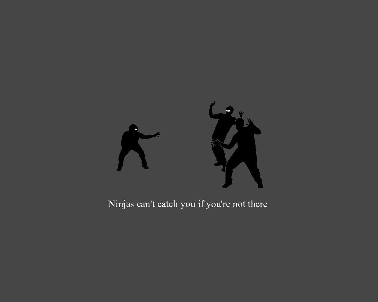 Download Funny Ninjas Wallpaper 1280x1024