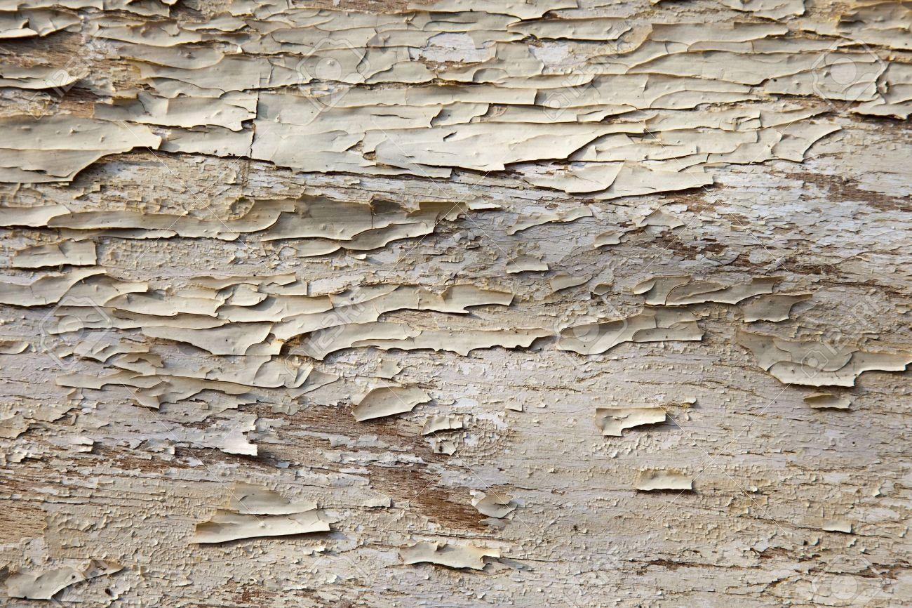 Crumbling Paint On Timber, Good Background Or Afterimage Stock