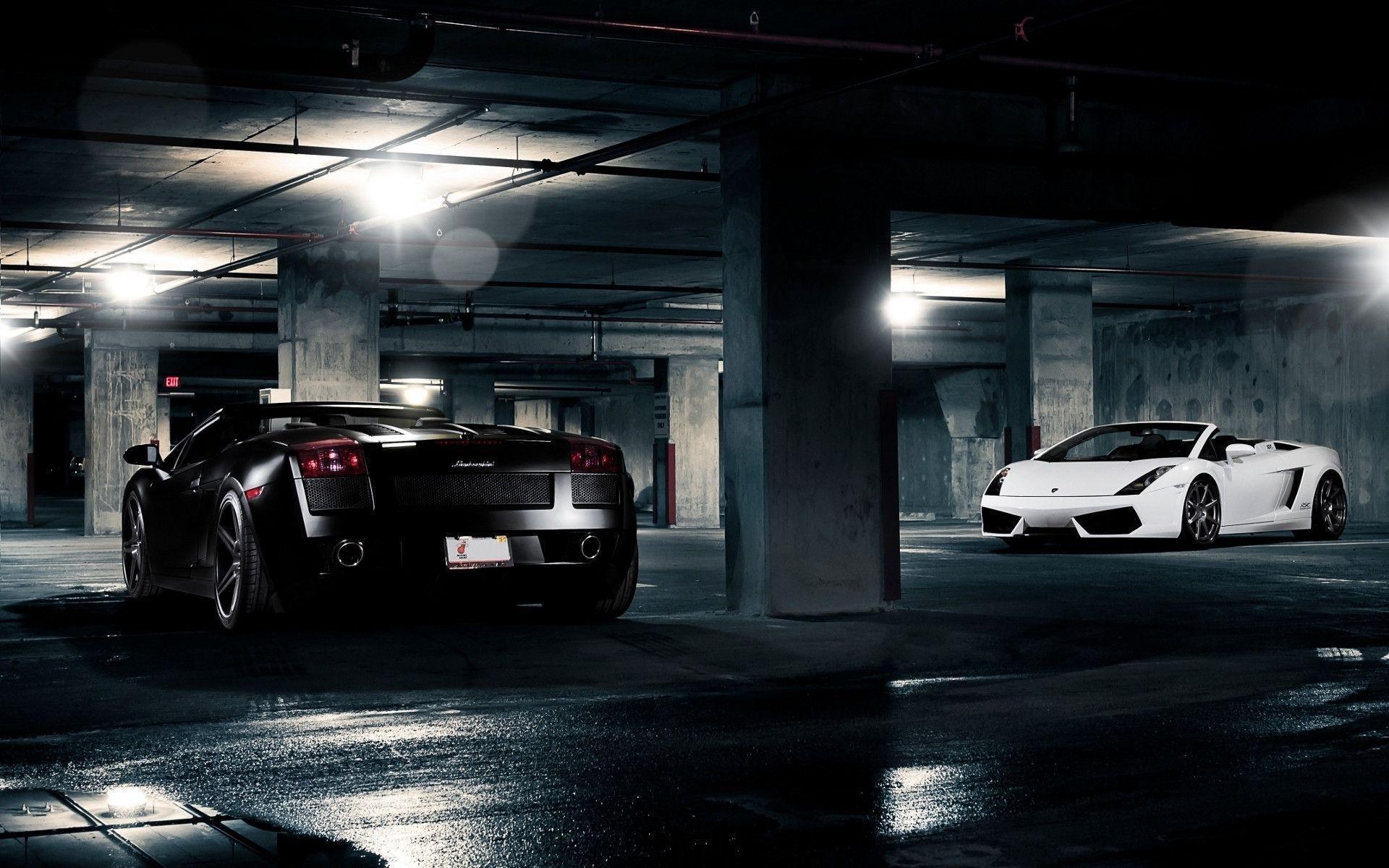 Lamborghini Gallardo White and Black wallpaper and image