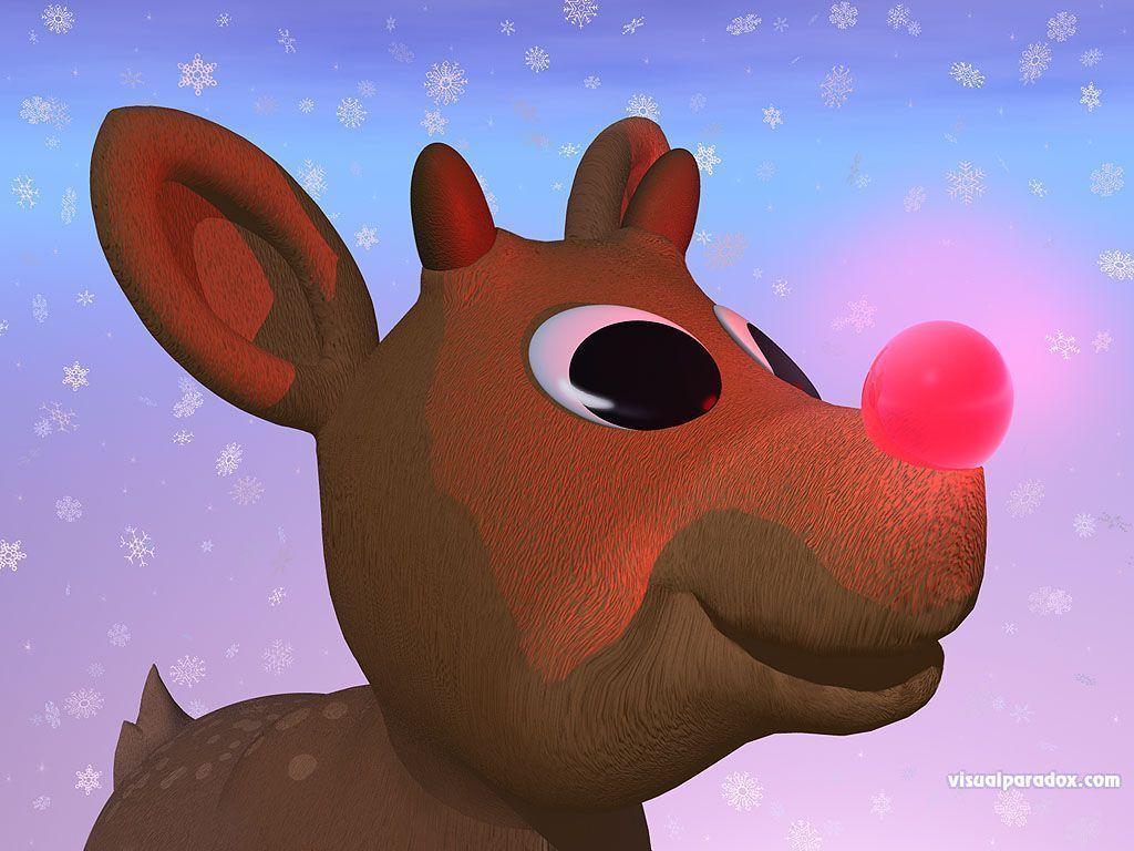 Free 3D Wallpaper 'Rudolph' 1024x768