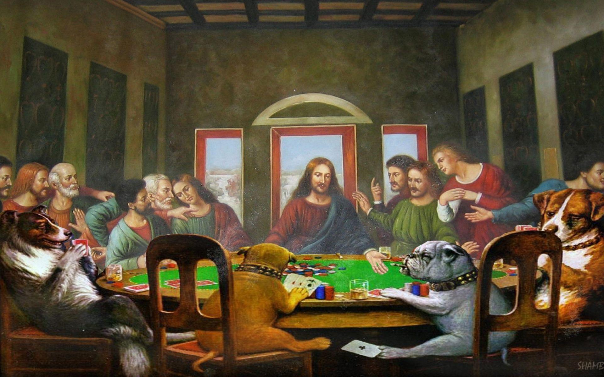 Paintings Humor Last Supper Artwork