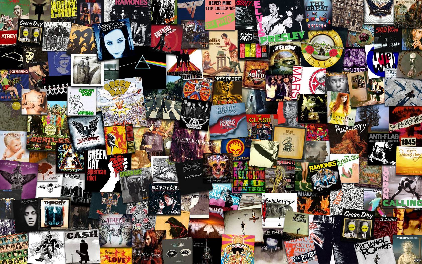 U2 Album Covers Collage