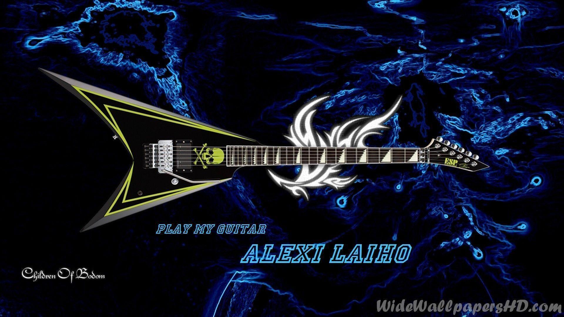 ESP Children Of Bodom Alexi Laiho Guitar WideWallpaperHD
