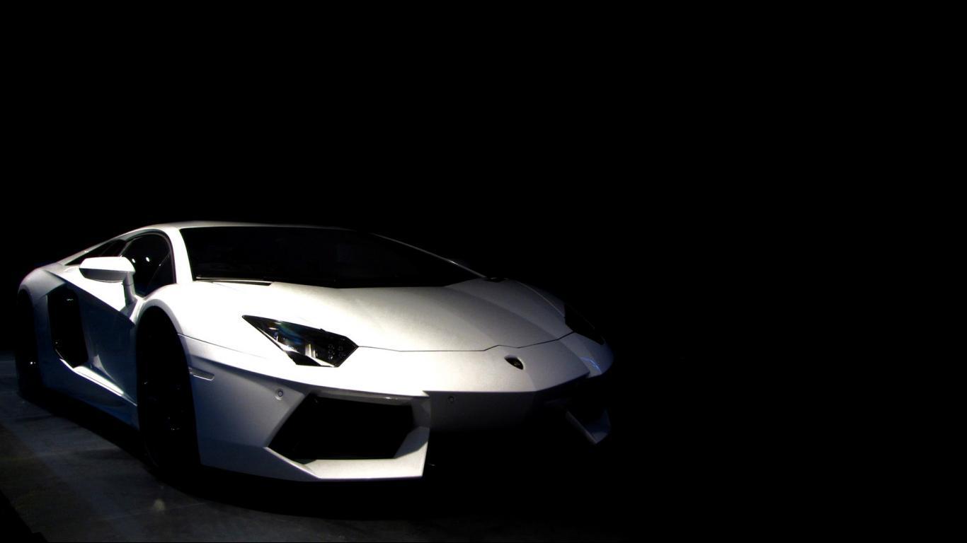 Personalized White Sports Car Desktop Wallpaper 1366x768 For 17 19