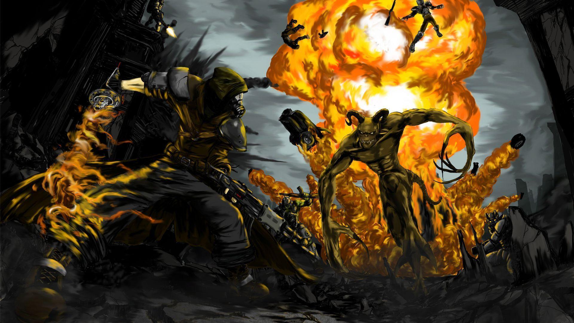 Fallout 3 hot background Games