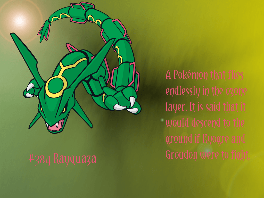 Rayquaza GIMP Wallpaper By Queen Articuno