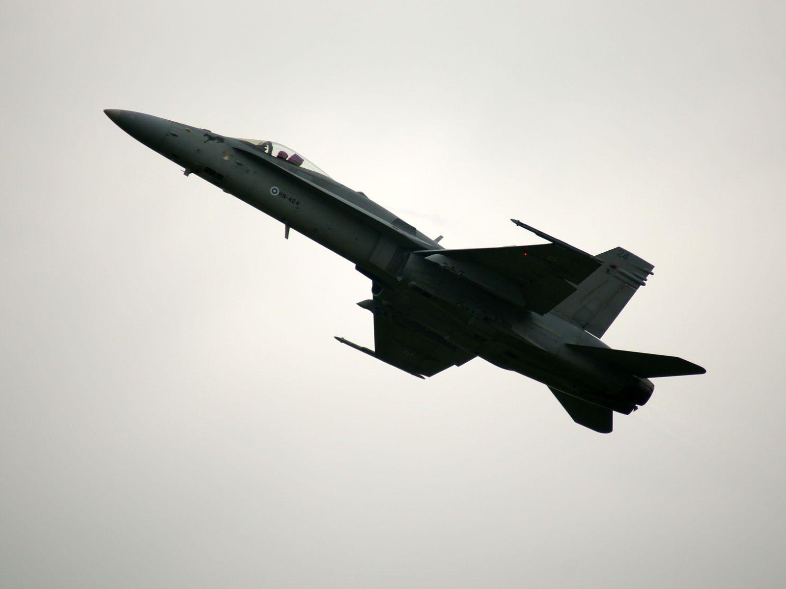 F 18C Hornet Of Finnish Air Force Aircraft Wallpaper 2361