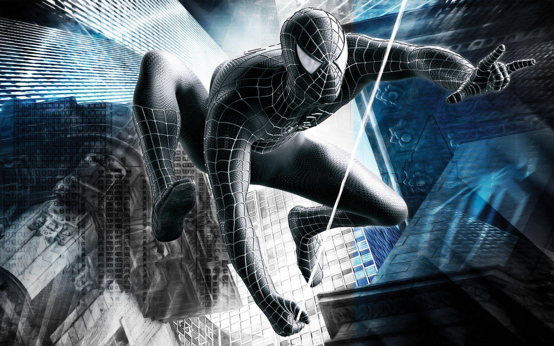Black Spider Man 3 HD Games Wallpaper Game Gaming Pc Mac Android