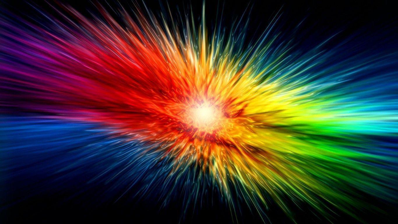 Abstract Colorful Colorful Explosion Wallpaper