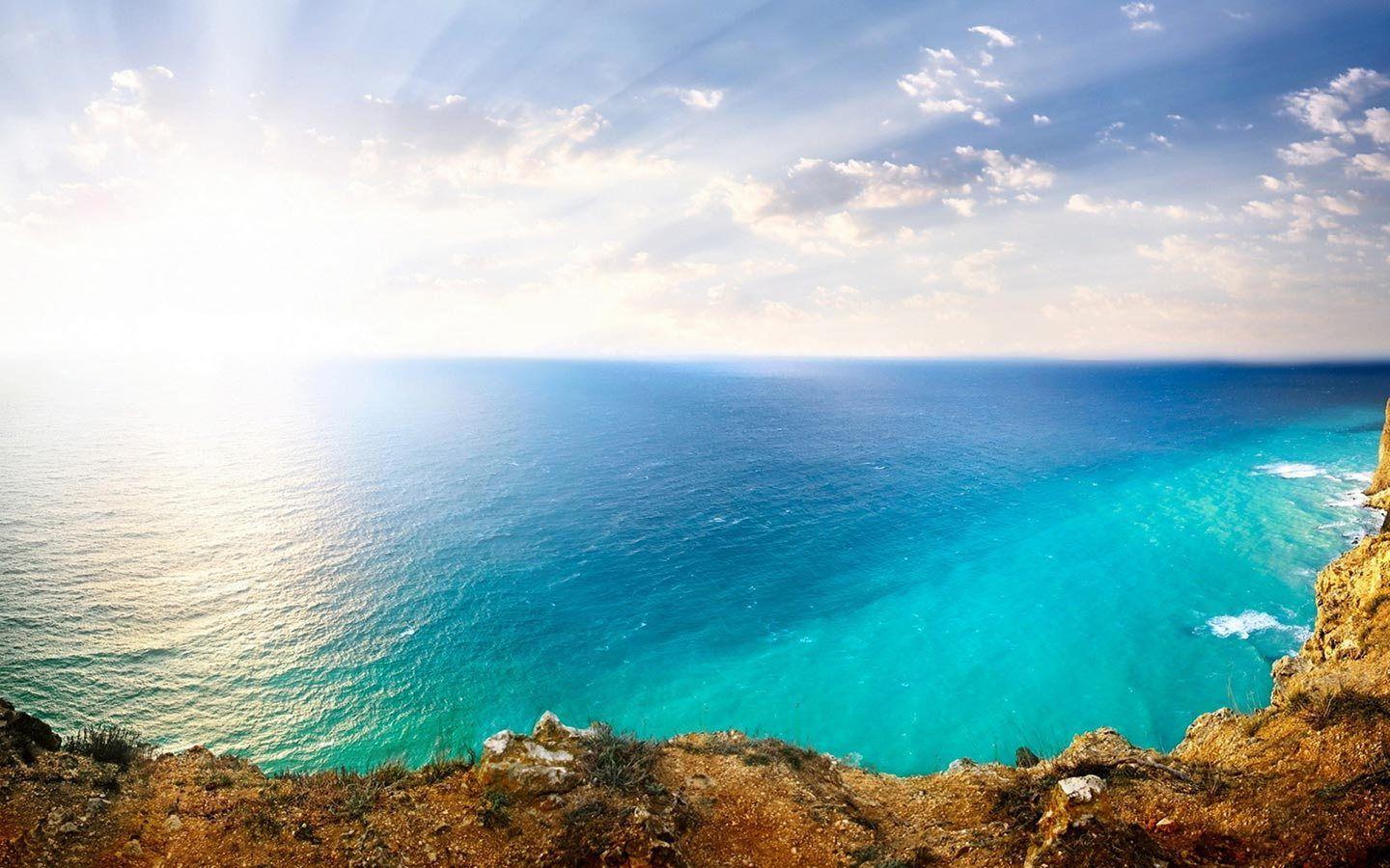 HD Wallpaper: 1440x900 Nature amazing sea free amazing