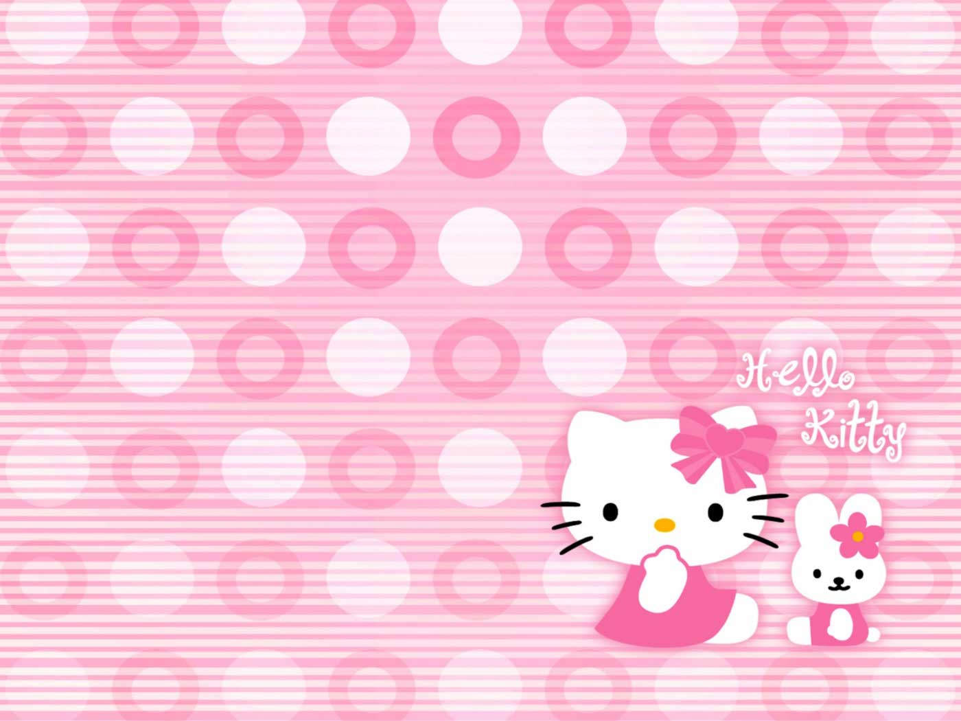Friend And Hello Kitty Wallpaper