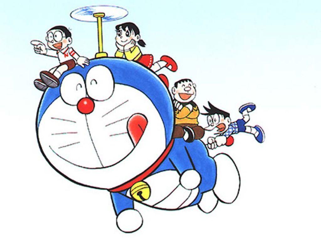 Flying Doraemon High Resolution Wallpapers Free