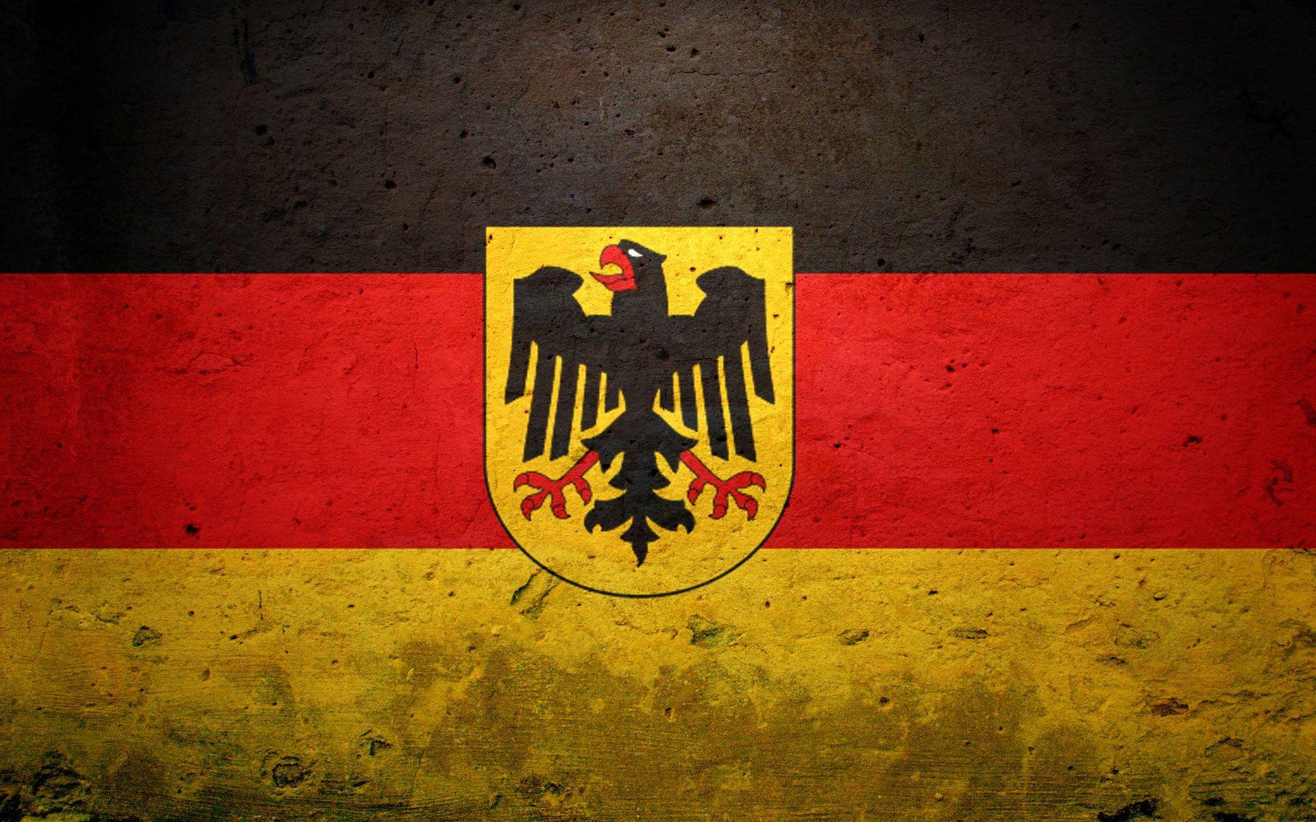 Germany Coat Of Arms Flag Wallpaper Wide or HD. Digital Art