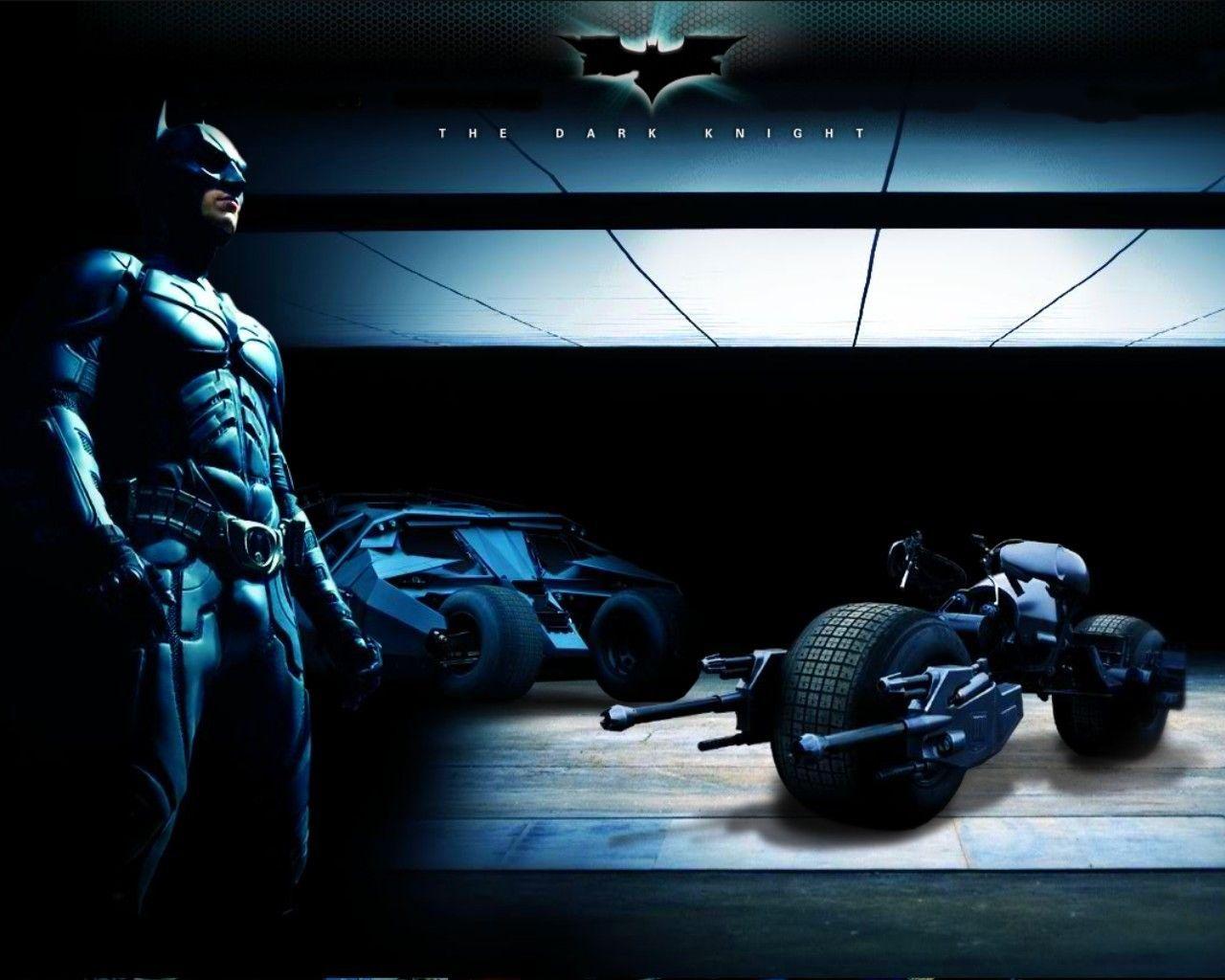 Batman the Dark Knight, Vehicles Wallpaper
