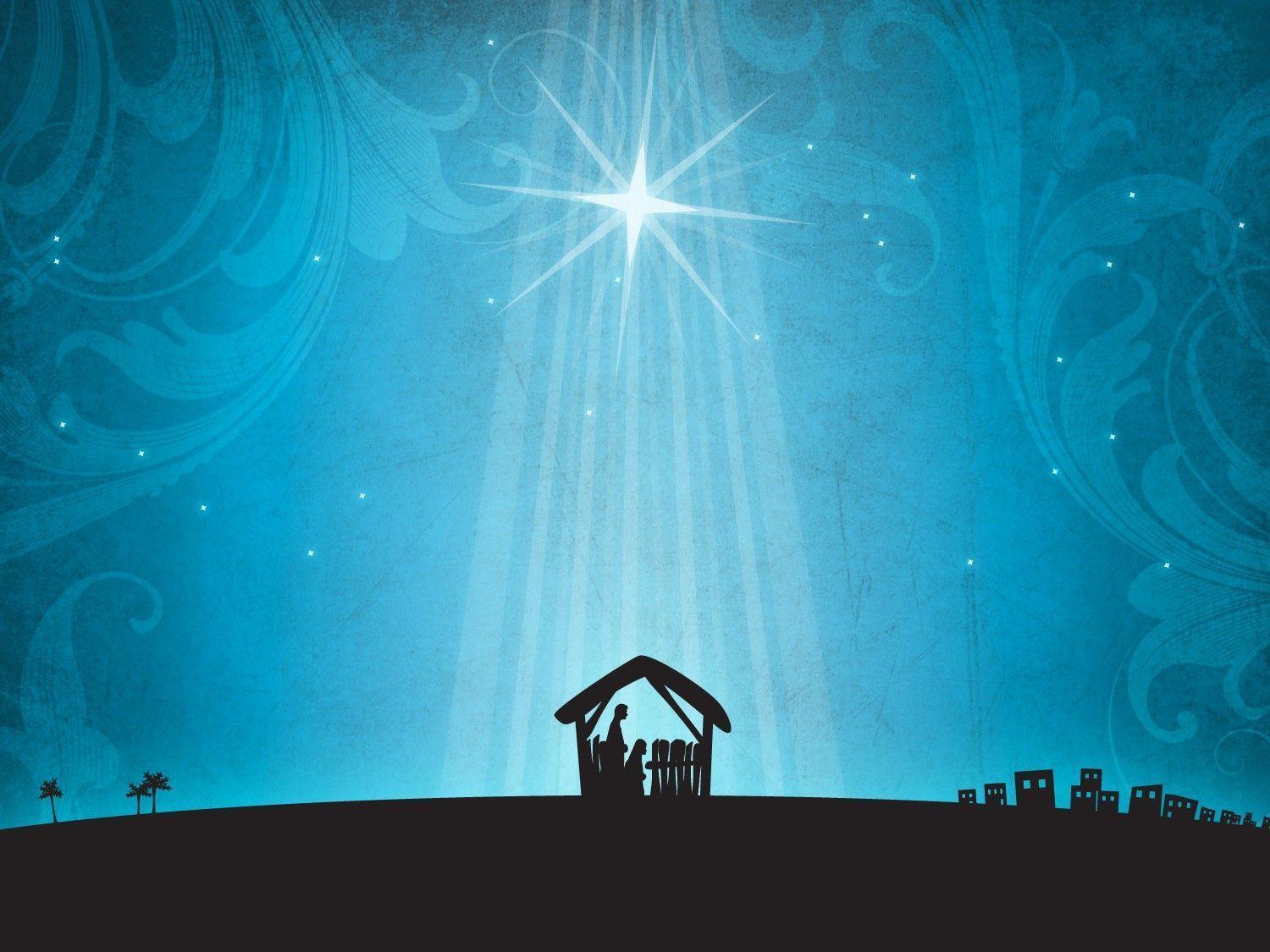 Wallpaper For > Christmas Shepherds Background