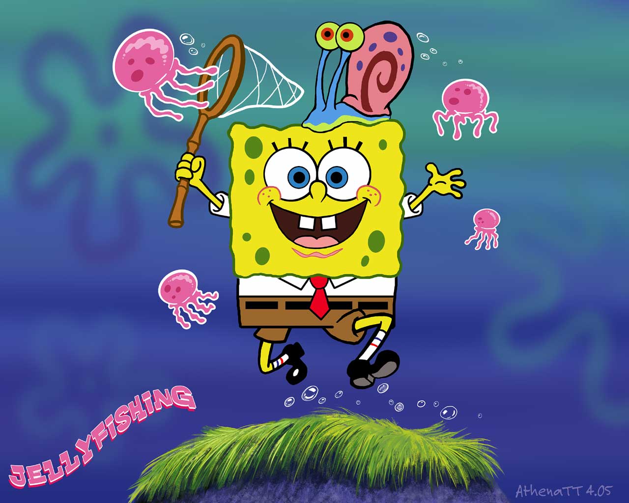 Spongebob Wallpaper Jellyfish. Backgroundfox