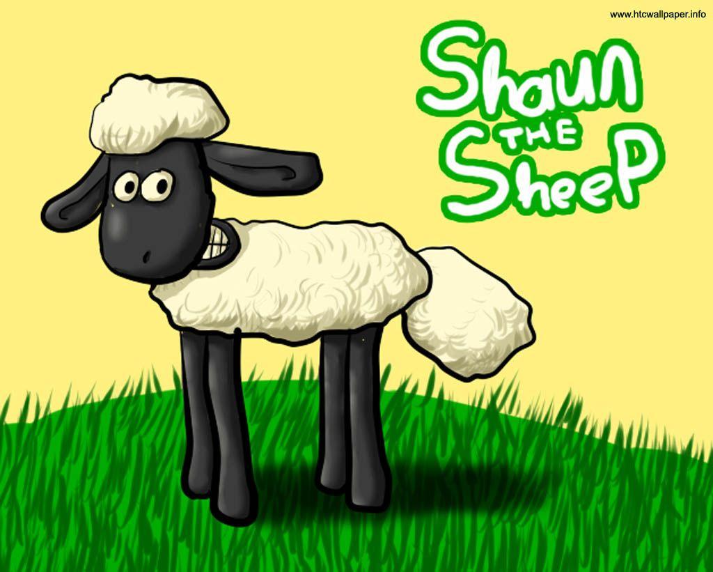 Cartoon Shaun the Sheep Desktop Background