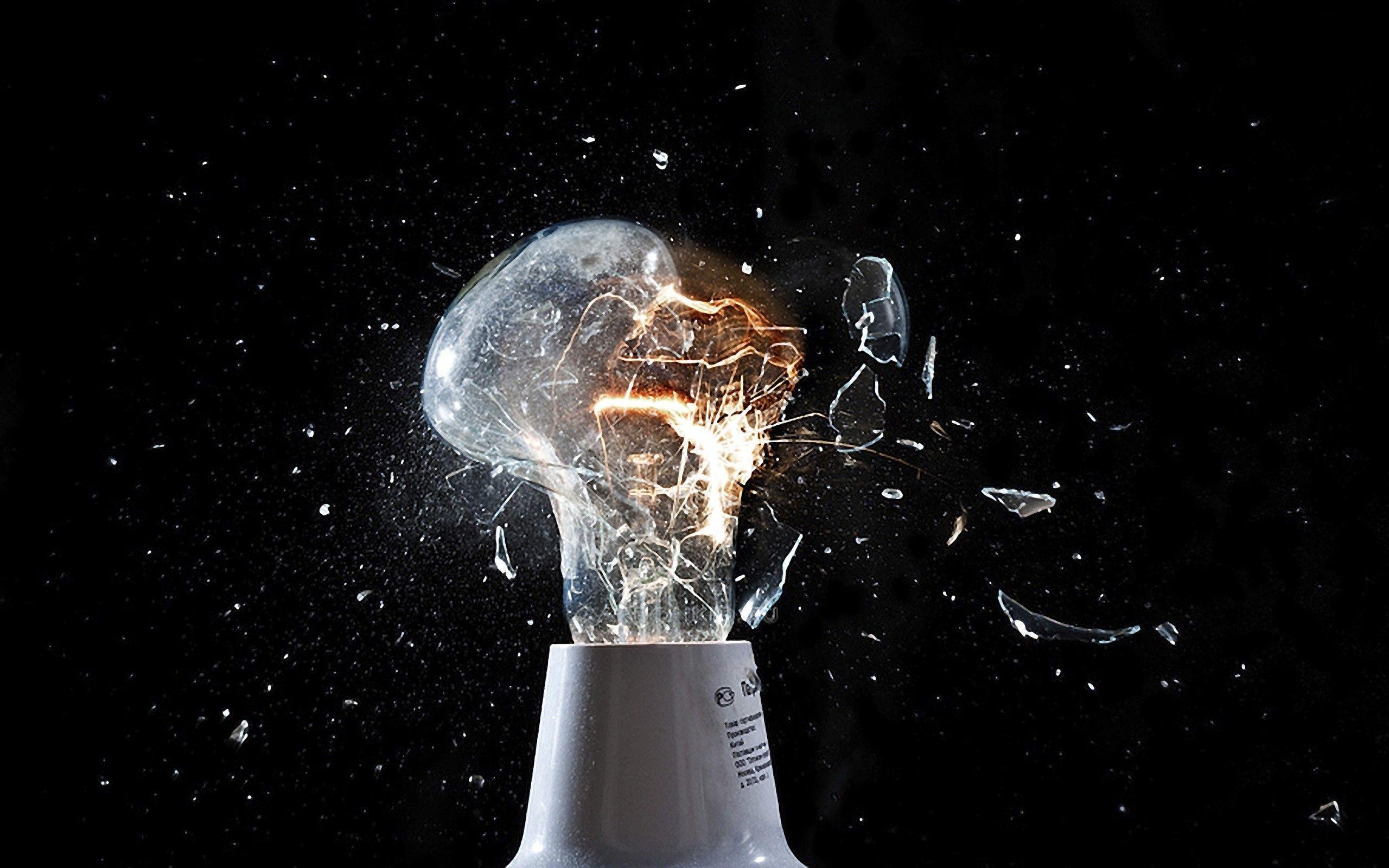 Slow motion, break bulb, hd, wallpaper, free HD Wallpaper