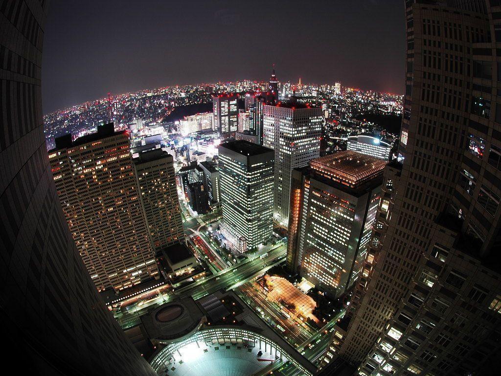 Download Cityscapes Fisheye Wallpaper 1024x768