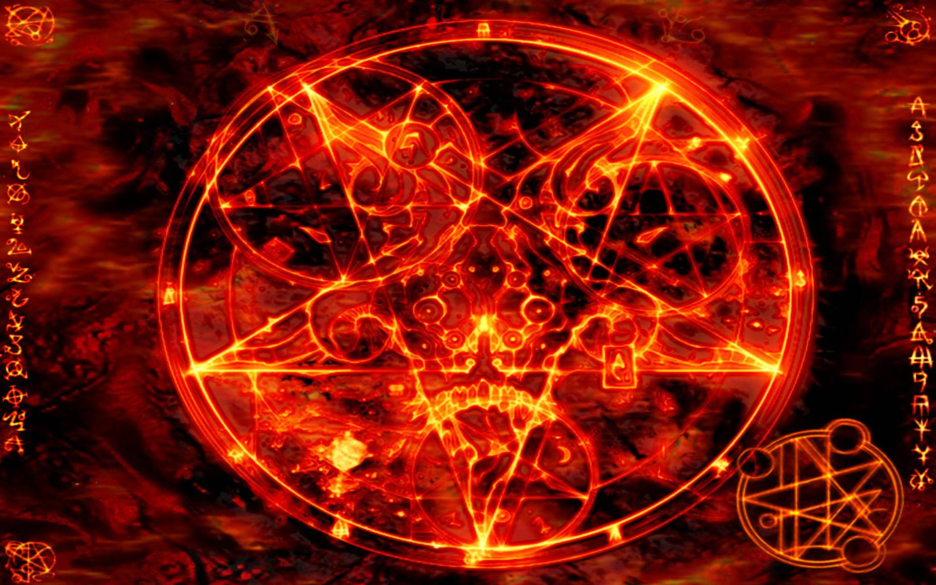 evil pentagram wallpaper HD