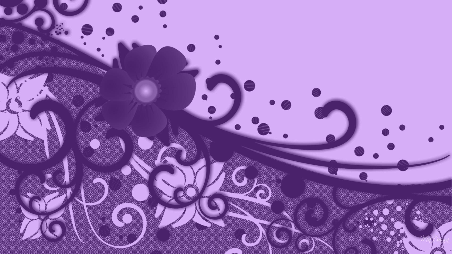Wallpaper For > I Love Purple Wallpaper