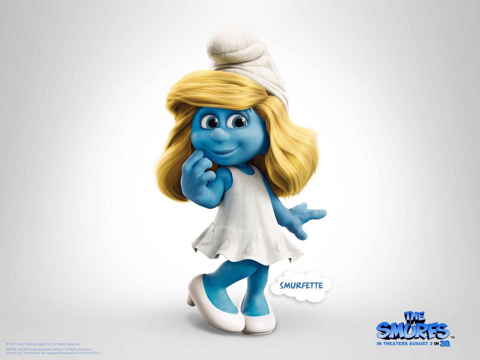 Pix For > Clumsy Smurf Wallpaper