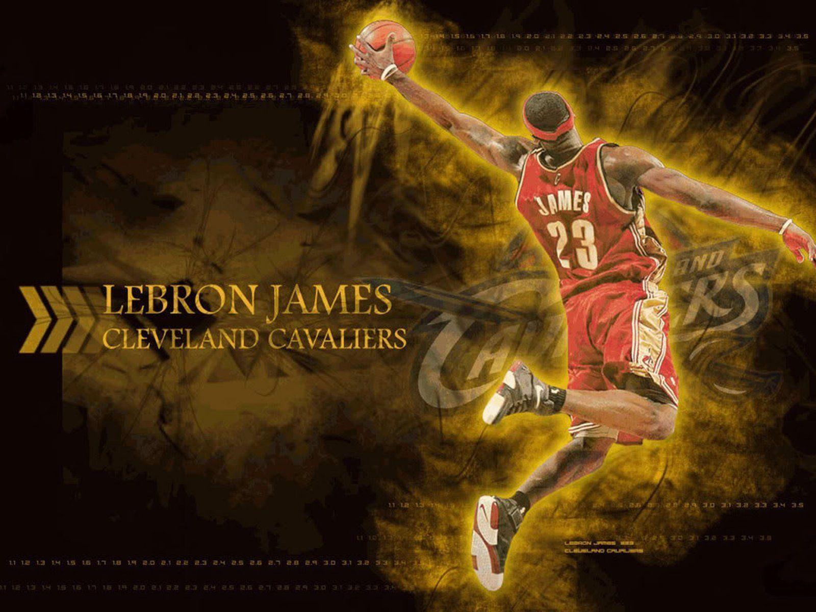 Lebron James Dunk « Desktop Background Wallpaper HD