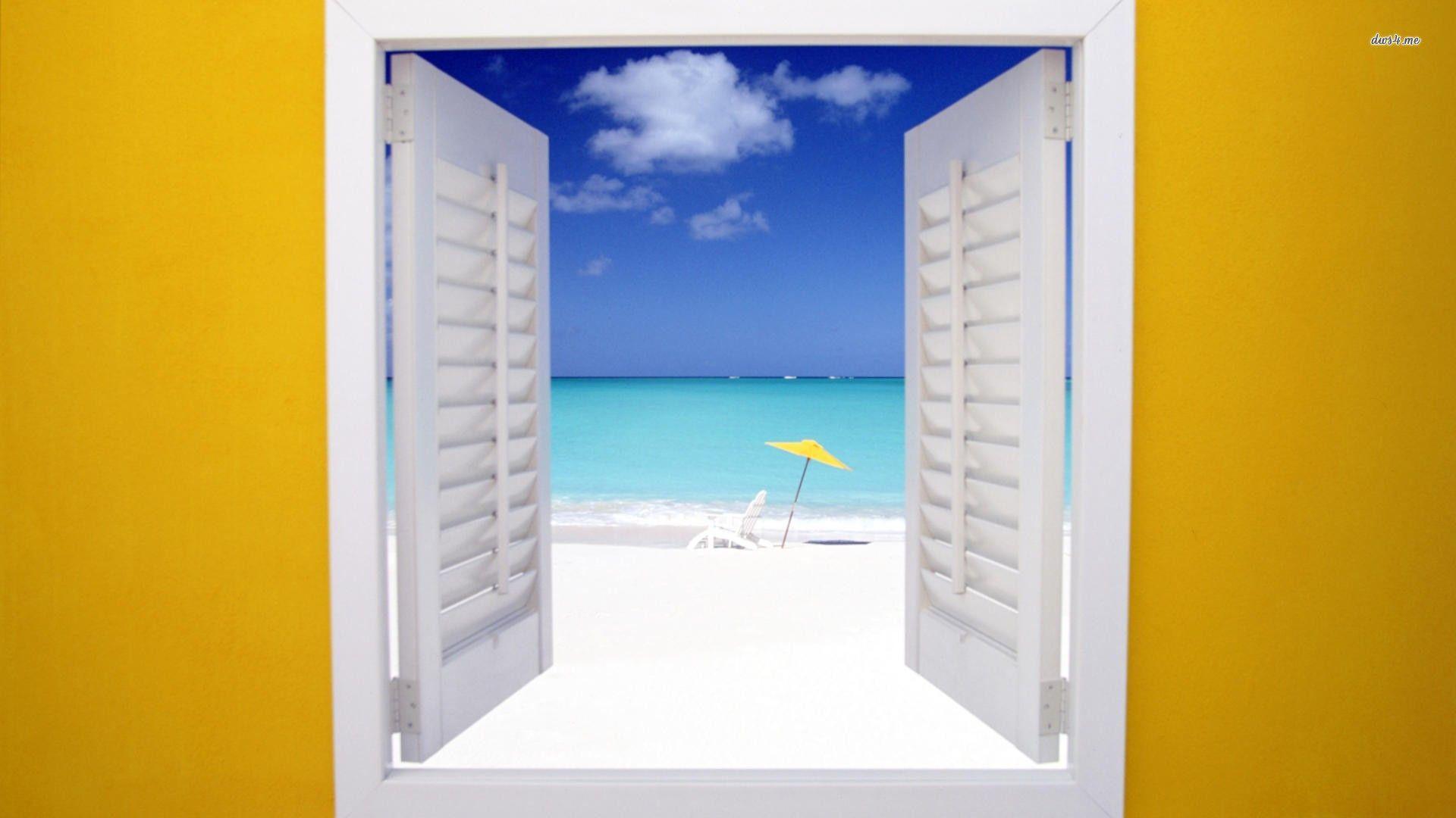 ocean view from the window. Desktop Background for Free HD