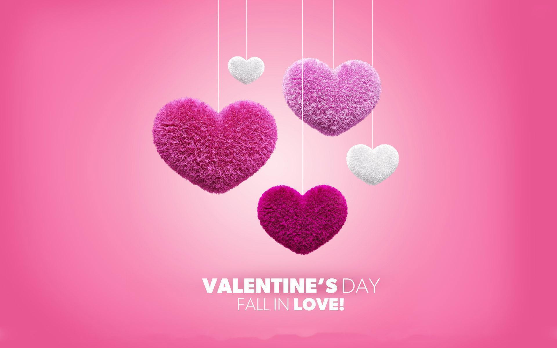 HD Valentine Day Fall In Love Wallpaper
