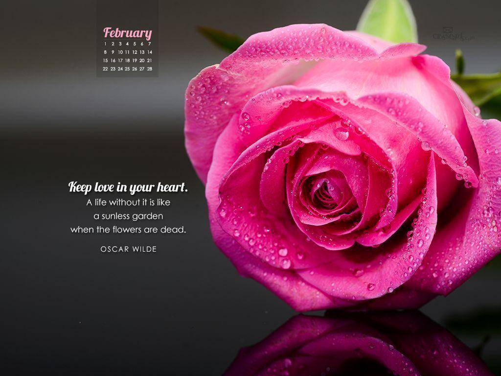 February 2015 Wilde Desktop Calendar- Free Monthly